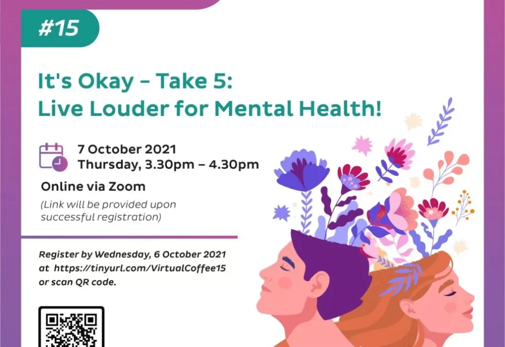 Virtual Coffee #15: It’s Okay – Take 5: Live Louder for Mental Health!