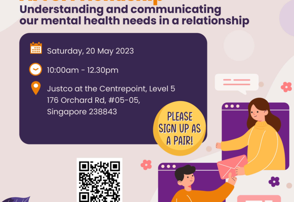 Art of Friendship: Understanding and Communicating our Mental Health Needs in a Relationship Workshop