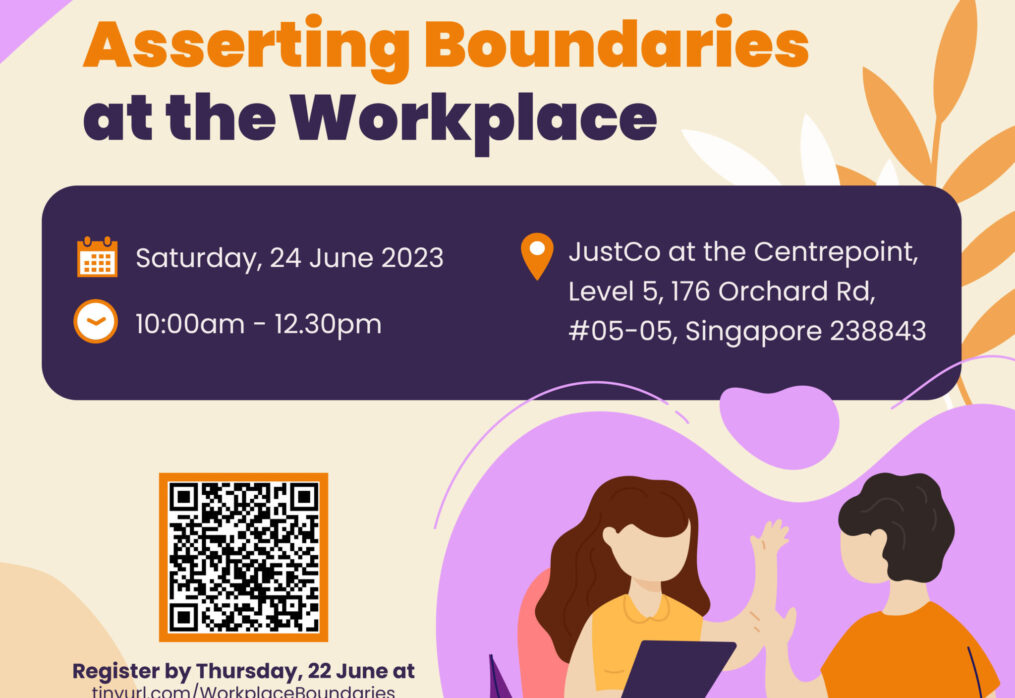 Asserting Boundaries At The Workplace Workshop